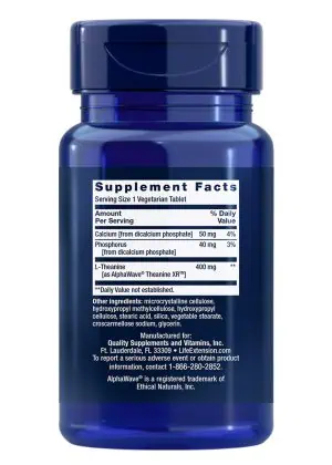 Theanine XR™ Stress Relief Promotes a calm response to daytime stress