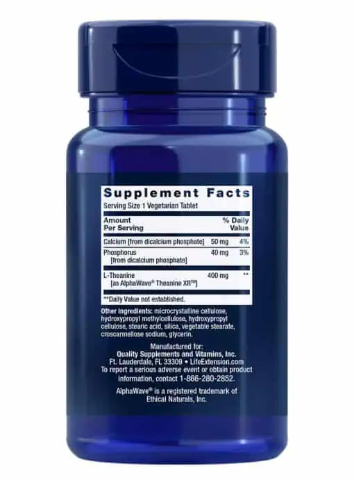 Theanine XR™ Stress Relief Promotes a calm response to daytime stress