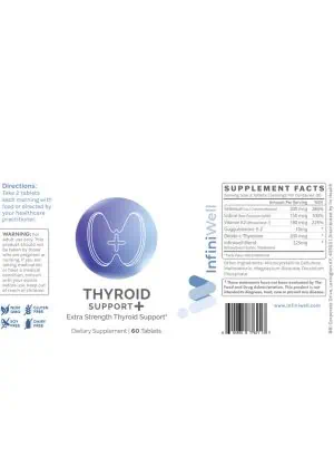 Thyroid Support+ – Comprehensive Thyroid & Metabolic Health Formula by Infiniwell