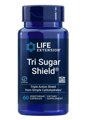 Tri Sugar Shield® Supports already-healthy blood sugar levels