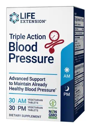Triple Action Blood Pressure Healthy blood pressure support, day and night