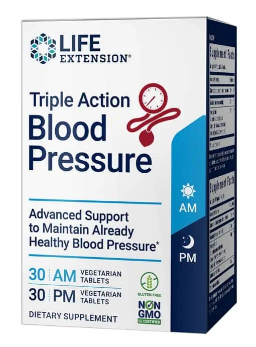 Triple Action Blood Pressure Healthy blood pressure support, day and night