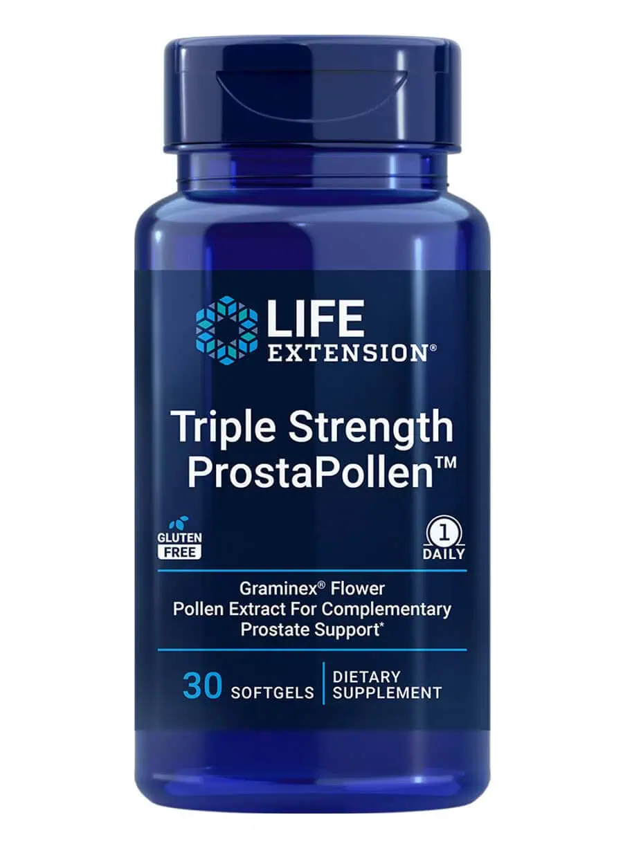 Triple Strength ProstaPollen Protect your prostate and maintain its healthy function