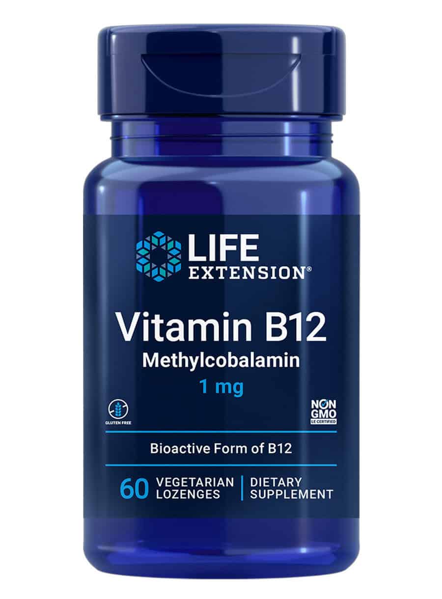 Vitamin B12 Methylcobalamin Energy, brain & nerve support, bioactive, quick-dissolving