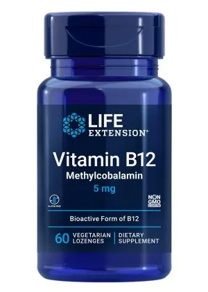 Vitamin B12 Methylcobalamin by Life Extension