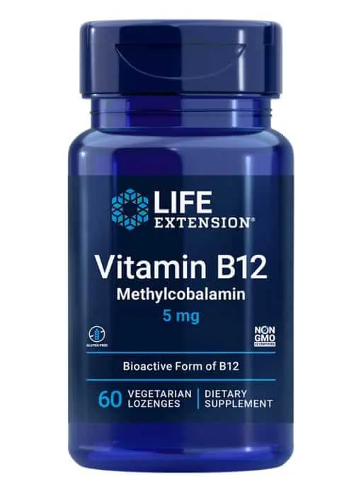 Vitamin B12 Methylcobalamin by Life Extension