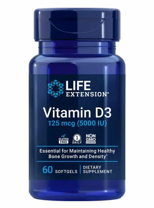 Vitamin D3 125 mcg by Life Extension