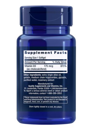 Vitamin D3 Immune, bone & whole body health, high potency
