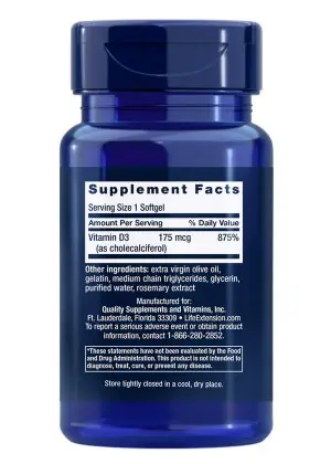 Vitamin D3 Immune, bone & whole body health, high potency