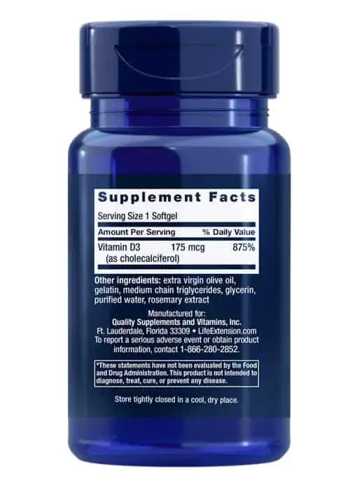 Vitamin D3 Immune, bone & whole body health, high potency