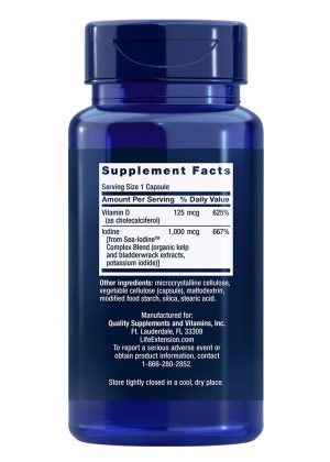 Vitamin D3 with Sea-Iodine Immune, bone & thyroid support