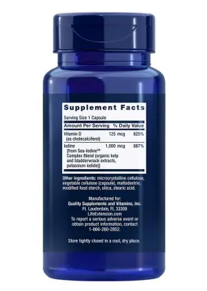 Vitamin D3 with Sea-Iodine Immune, bone & thyroid support