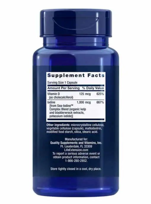 Vitamin D3 with Sea-Iodine Immune, bone & thyroid support