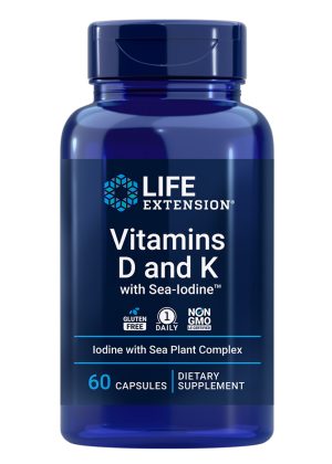 Vitamins D and K with Sea-Iodine