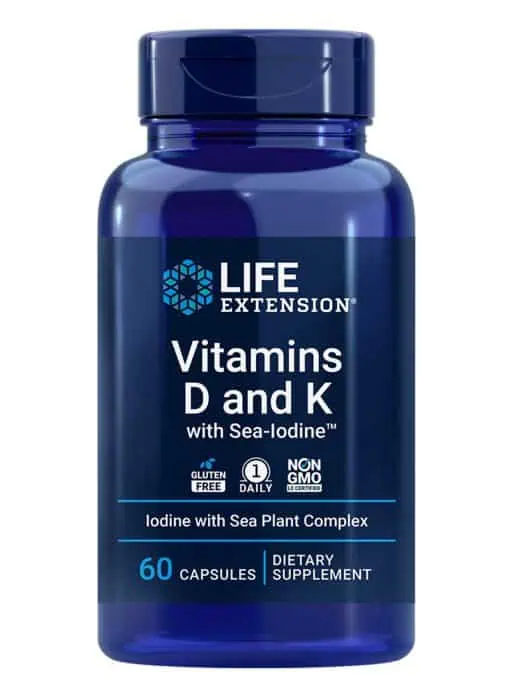 Vitamins D and K with Sea-Iodine