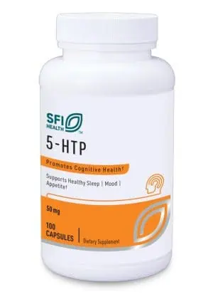 SFI Health 5-HTP 50mg - Supplement from Griffonia simplicifolia for mood and sleep support.