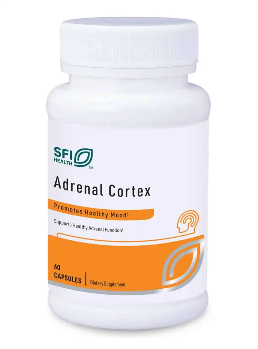 Adrenal Cortex - 250 mg of BSE-free bovine adrenal concentrate for adrenal support.