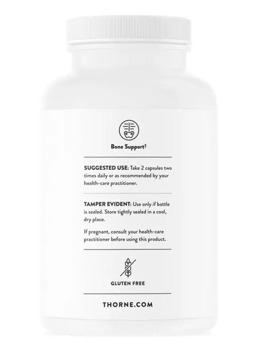 Thorne Oscap (120 Capsules) - Comprehensive bone density supplement with calcium, magnesium, and vitamin D3.