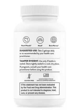 Thorne Advanced DHA (60 Gelcaps) - DHA-dominant omega-3 fish oil supplement for brain, nerve, and eye health.