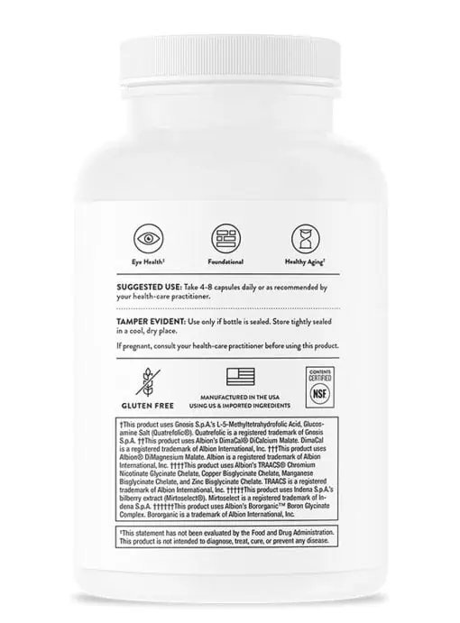 Thorne Extra Nutrients - High-potency multivitamin with healthy aging cofactors for comprehensive nutritional support.