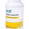 SFI Health Alpha-Lipoic Acid - 500 mg ALA antioxidant supplement for liver and neurological health.