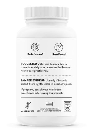Thorne Thiocid-300 - Alpha-Lipoic Acid supplement for antioxidant, nerve, and detoxification support.