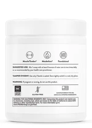 Thorne Amino Complex - Berry Flavor (8.0 oz Berry) - NSF Certified EAA and BCAA powder for muscle recovery and performance.