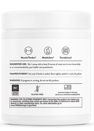 Thorne Amino Complex Lemon - NSF Certified EAA and BCAA powder for muscle recovery and performance.