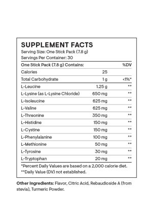 Thorne Amino Complex Lemon - NSF Certified EAA and BCAA powder for muscle recovery and performance.