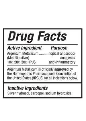 Argentyn 23 Professional First Aid Gel (1 fl. oz. / 29 mL) - Topical Healing Silver Gel.