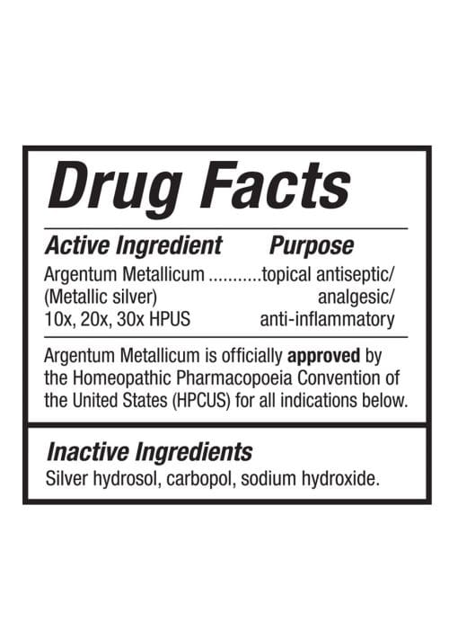 Argentyn 23 Professional First Aid Gel (1 fl. oz. / 29 mL) - Topical Healing Silver Gel.