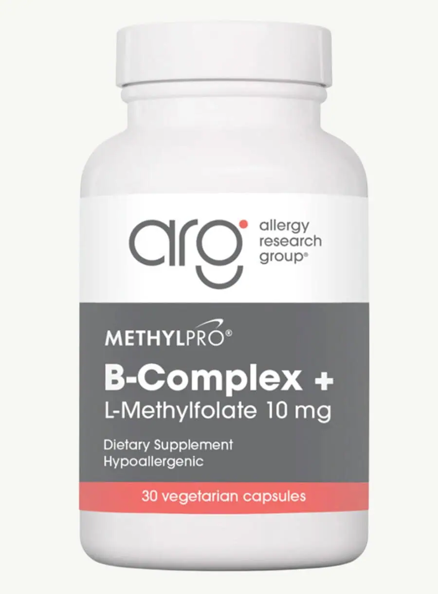 MethylPro B-Complex - A high-potency B-vitamin formula with 10mg of active L-Methylfolate.