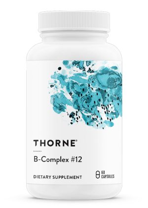 Thorne B-Complex 12 for energy, brain, and nerve support.