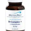 MethylPro B-Complex - A high-potency B-vitamin formula with 15mg of active L-Methylfolate.