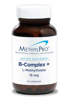MethylPro B-Complex - A high-potency B-vitamin formula with 15mg of active L-Methylfolate.