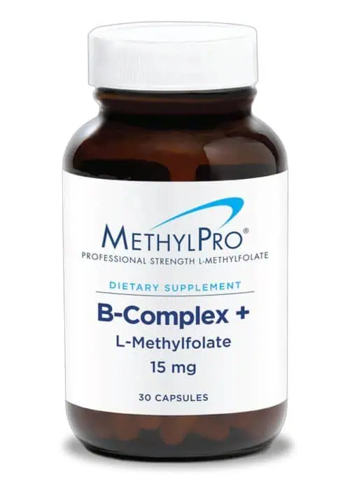 MethylPro B-Complex - A high-potency B-vitamin formula with 15mg of active L-Methylfolate.