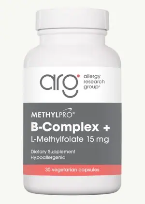 MethylPro B-Complex - A high-potency B-vitamin formula with 15mg of active L-Methylfolate.
