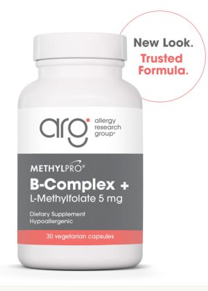 MethylPro B-Complex - A comprehensive B-vitamin formula with 5mg of active L-Methylfolate for energy and mood.