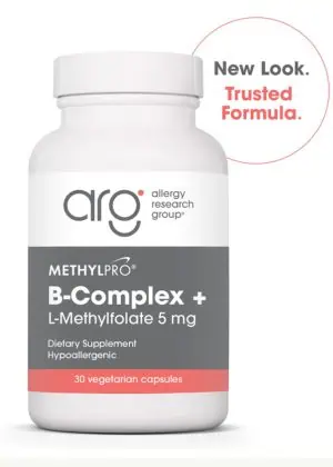 MethylPro B-Complex - A comprehensive B-vitamin formula with 5mg of active L-Methylfolate for energy and mood.
