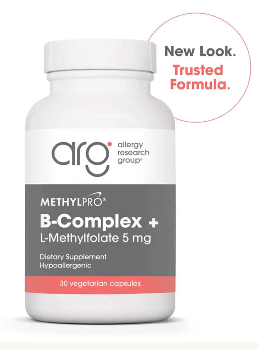 MethylPro B-Complex - A comprehensive B-vitamin formula with 5mg of active L-Methylfolate for energy and mood.
