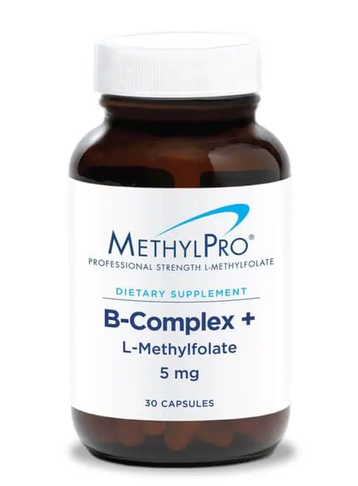 MethylPro B-Complex - A comprehensive B-vitamin formula with 5mg of active L-Methylfolate for energy and mood.