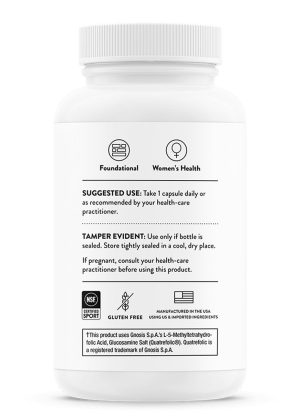 Thorne B-Complex #6 (60 Capsules) - B-vitamin complex with extra B6 and active P-5-P for mood and hormone support.