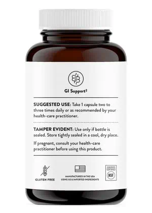 Thorne Bacillus Coagulans (60 Capsules) - spore-based probiotic for digestive health and bloating relief.