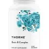 Thorne Basic B Complex (60 Capsules) - active B vitamin supplement for energy, stress, and nerve support.