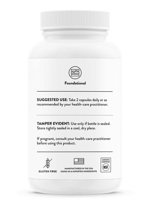 Thorne Basic Nutrients 2/Day (60 Capsules) - Convenient two-a-day multivitamin for foundational health.