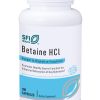 Betaine HCI - 648 mg of Betaine hydrochloride to support healthy stomach acidity.