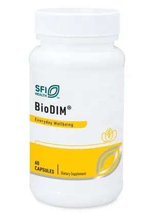 BioDIM 150mg - A patented, bioavailable DIM supplement for healthy estrogen metabolism.