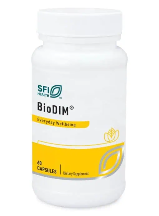 BioDIM 150mg - A patented, bioavailable DIM supplement for healthy estrogen metabolism.