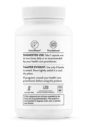 Thorne Crucera-SGS - Sulforaphane supplement from broccoli seed extract for detoxification and antioxidant support.
