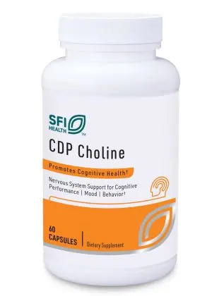 CDP Choline - with Cognizin Citicoline for neuronal support and mental sharpness.